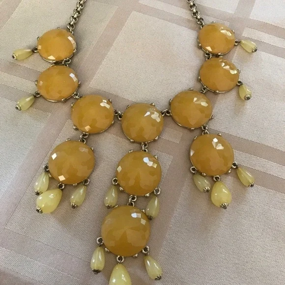Joan Rivers Yellow Statements Neckace